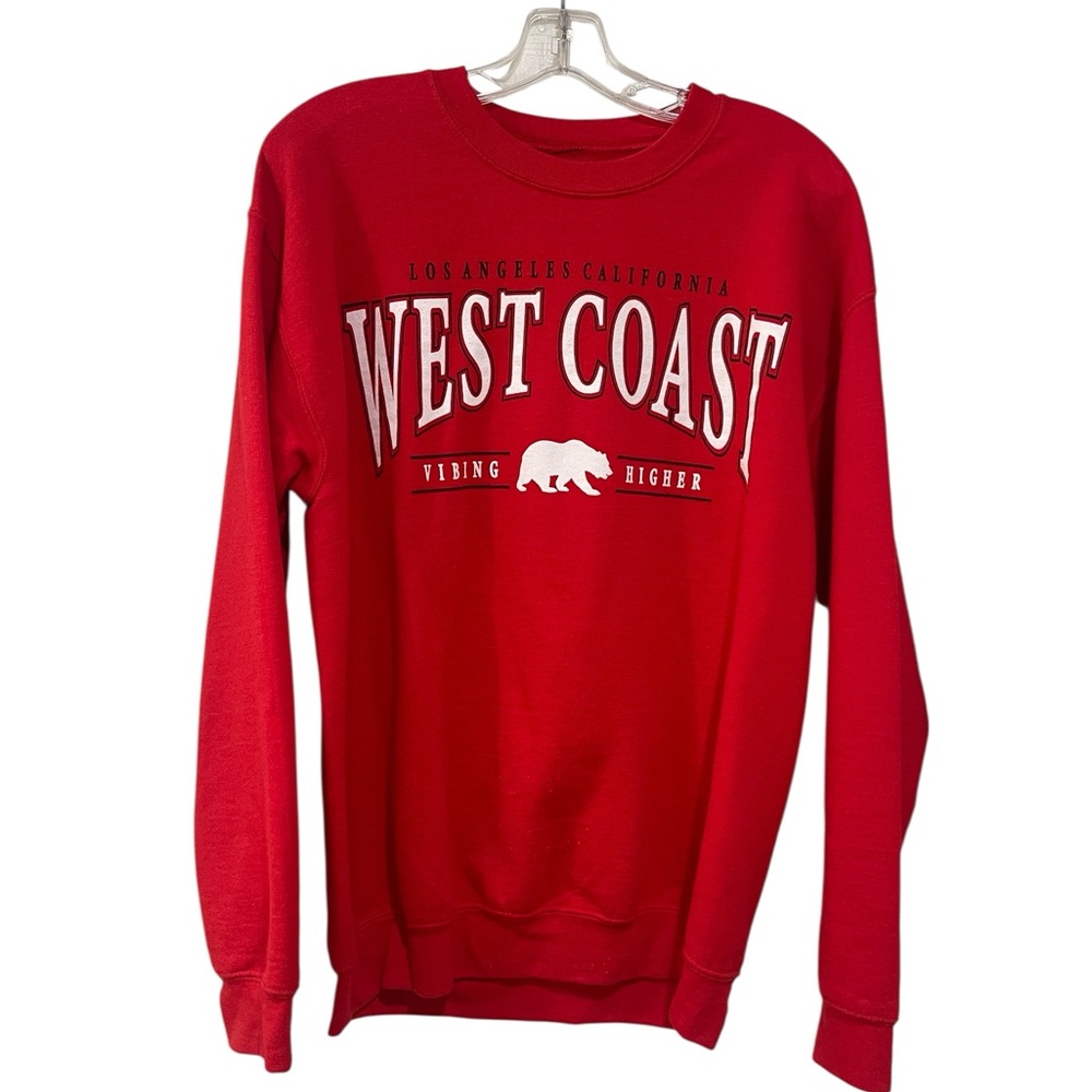 Red Women’s oversized WestCoast Sweatshirt